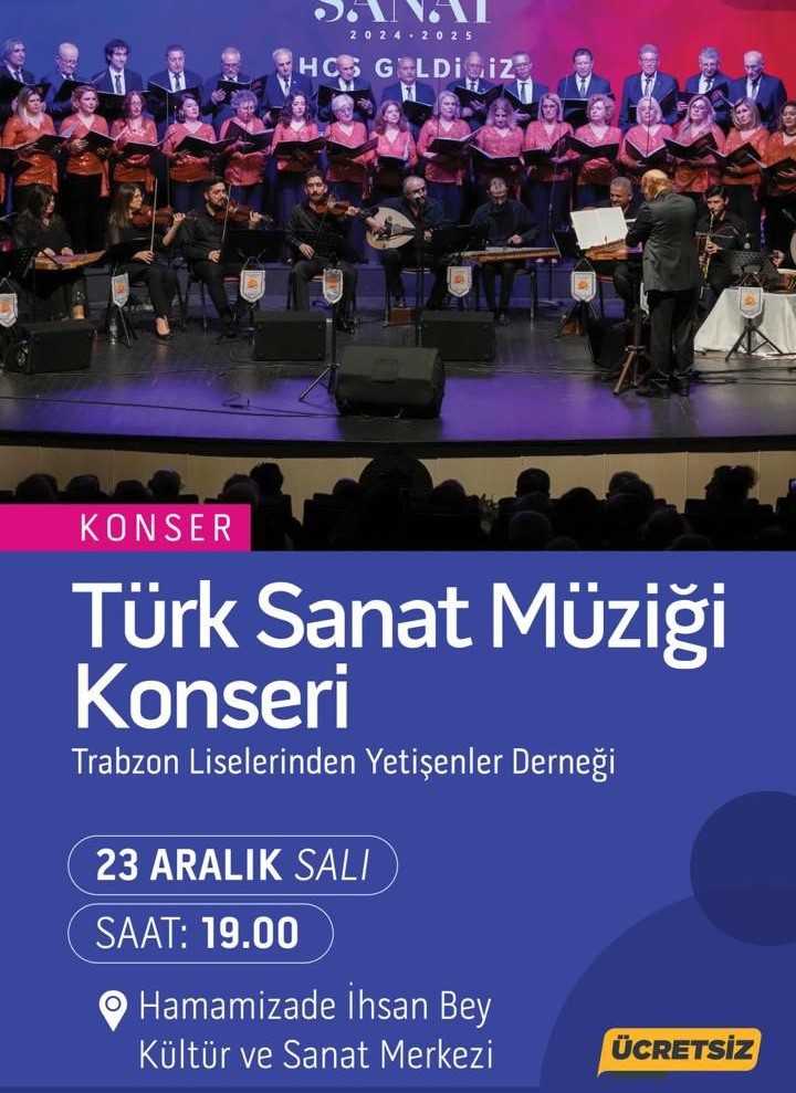 TLYD'DEN TÜRK SANAT MÜZİĞİ KONSERİ
