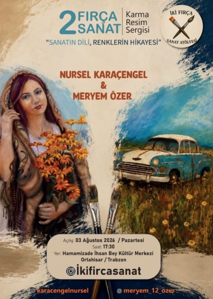 2 Fırça 2 Sanat Karma Resim Sergisi: “Sanatın Dili, Renklerin Hikayesi”