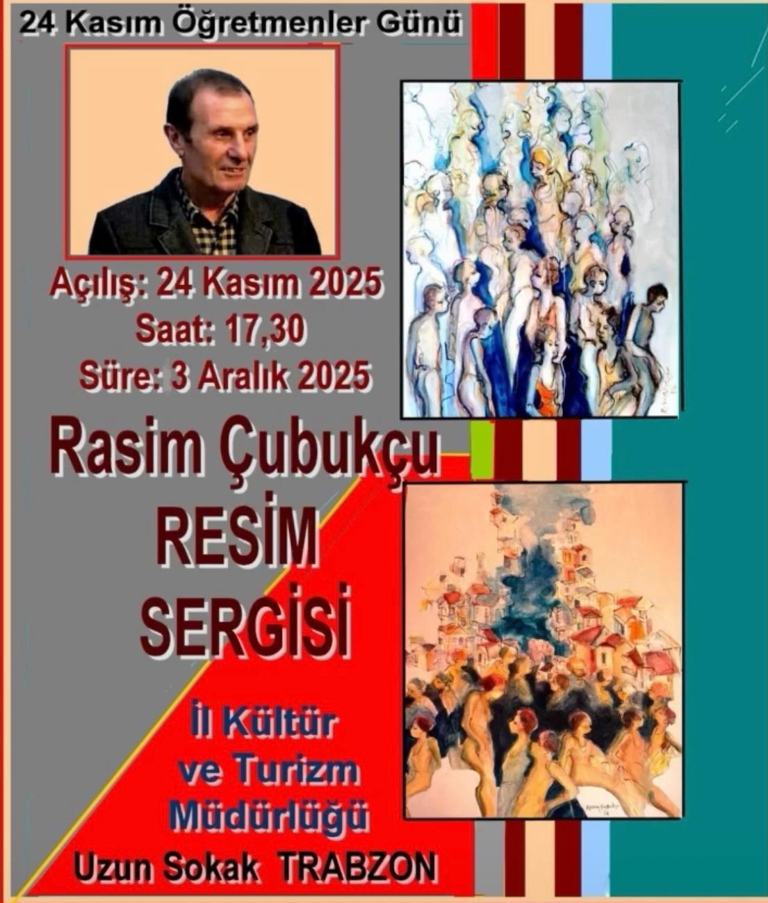 RASİM ÇUBUKÇU'DAN ÖĞRETMENLER GÜNÜ'NE ÖZEL RESİM SERGİSİ